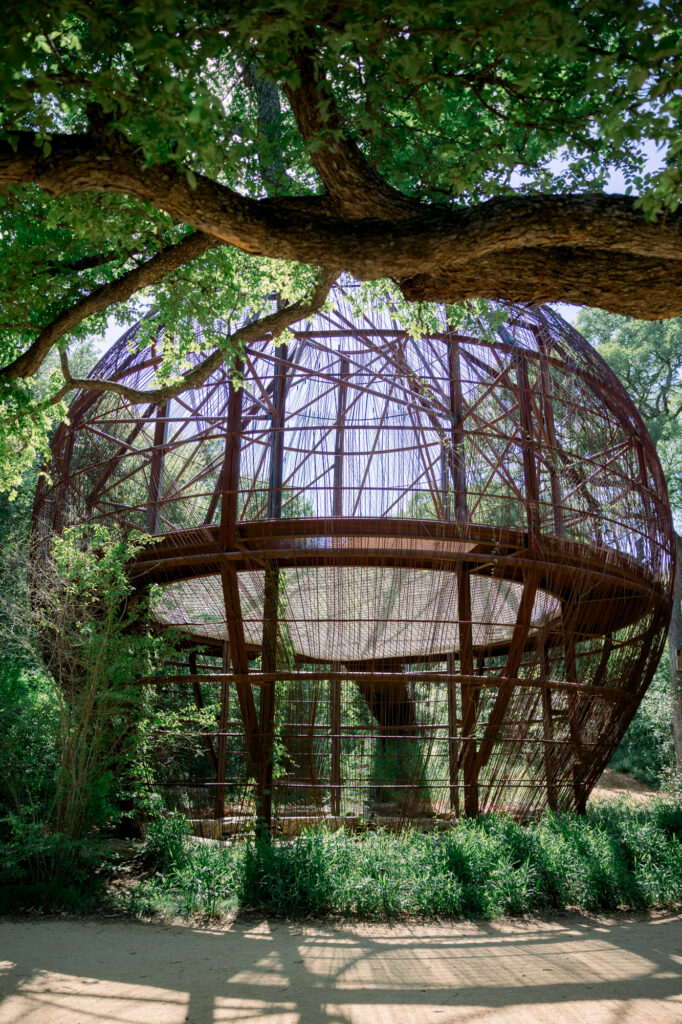 The exterior of Pease Park Treehouse located in Austin, Texas by Lois M Photography.