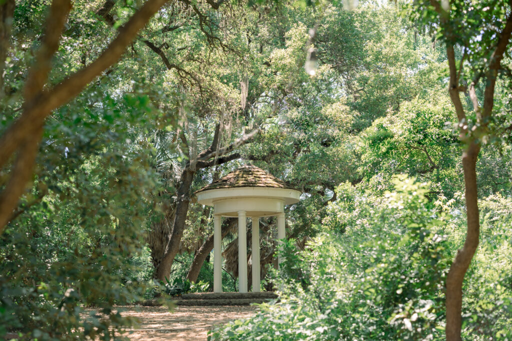 View of the Temple of Love, one of the best places to propose in Austin, Texas.