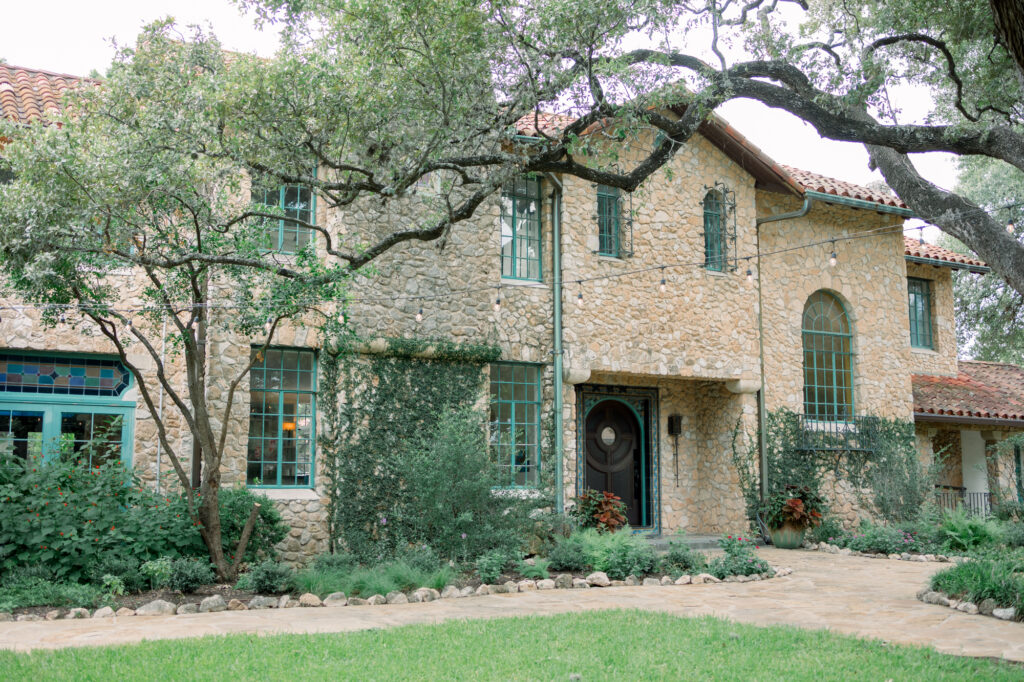 The front of the Estate House at the Veranda San Antonio by Lois M Photography