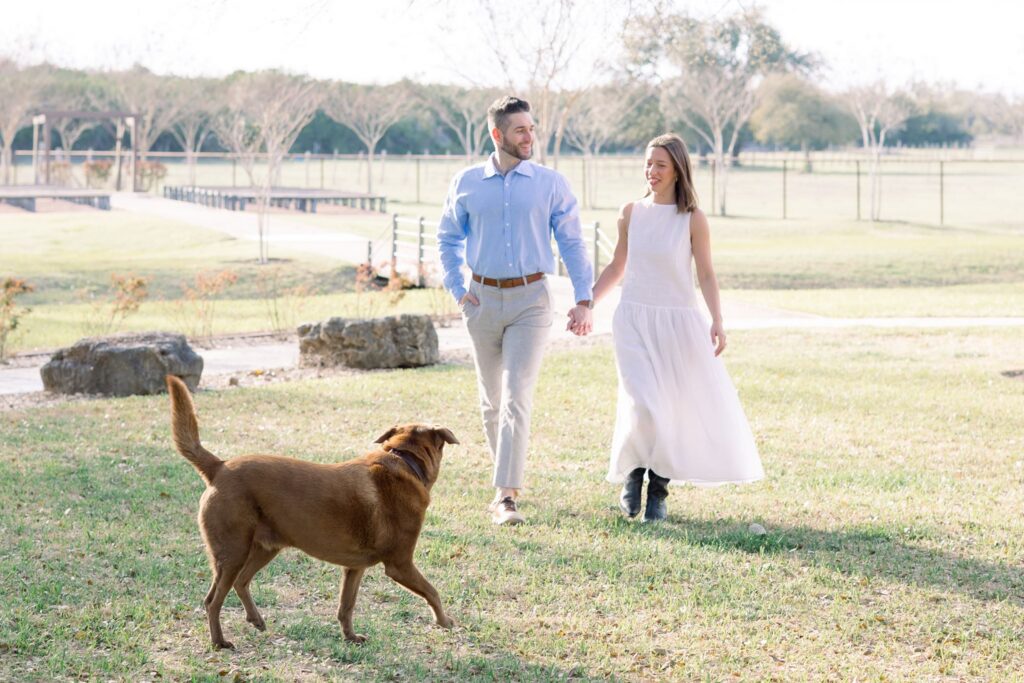 Engagement photos at Ranch Austin